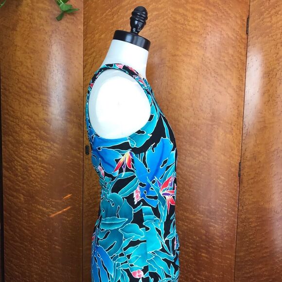 HILO HATTIE 80’s Vintage Pinup Sarong Sundress L - Picture 7 of 15